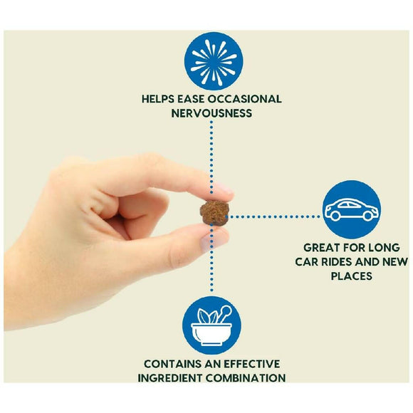 Ark Naturals Happy Traveler Soft Chews Calming Supplement for Dogs & Cats  (75 ct)