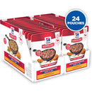 Hill's Science Diet Adult 7+ Healthy Cuisine Chicken & Vegetables Stew Wet Dog Food (2.8 oz x 24 pouches)