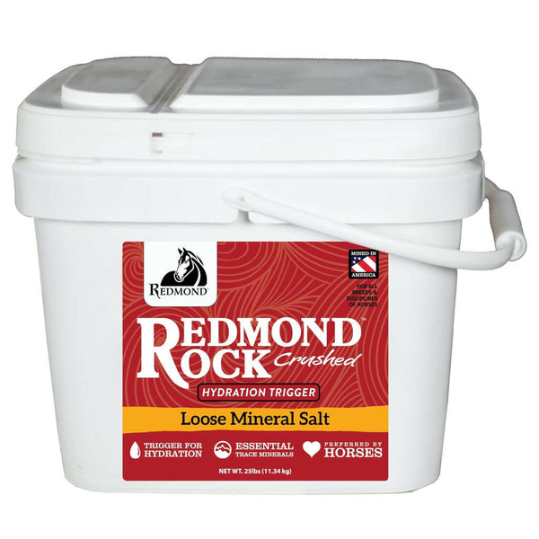 Redmond Rock Crushed Loose Mineral Salt For Horses