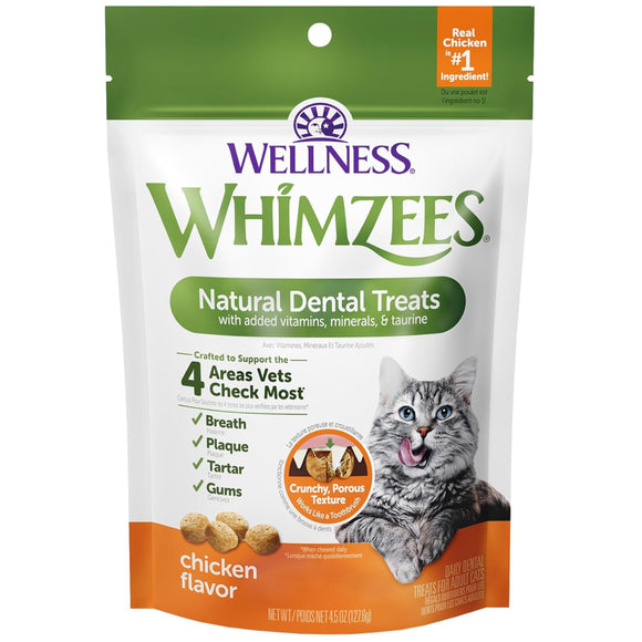Whimzees by Wellness Natural Chicken Dental Cat Treats