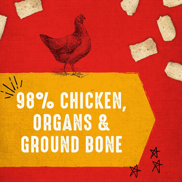 Stella & Chewy's Carnivore Crunch Cage-Free Chicken Recipe Freeze-Dried Raw Dog Treats (3.25 oz)