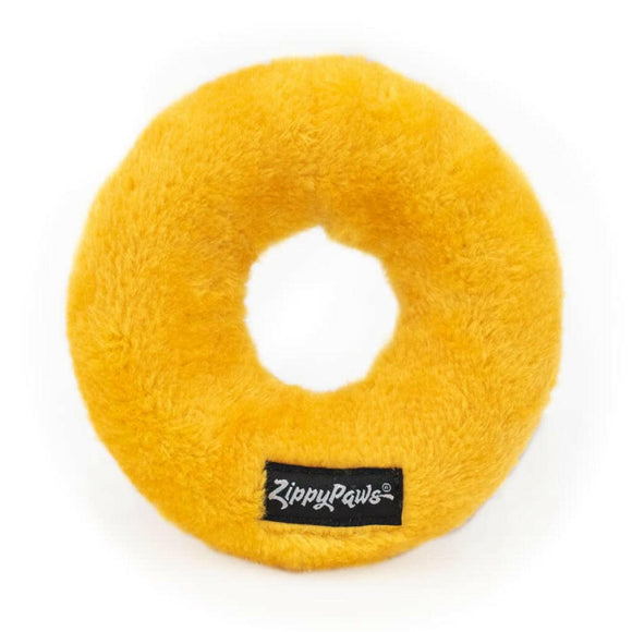 Zippy Paws Donutz Rainbow Interactive Squeaky Toy Dog (Medium)