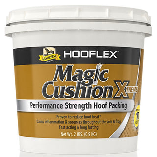 Hooflex Magic Cushion Xtreme provides horse hoof pain relief and strengthens performance.