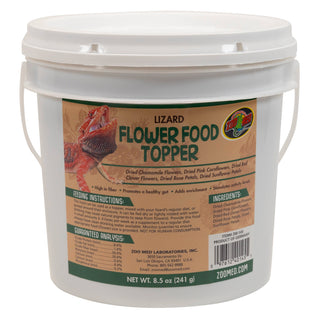 Zoo Med Lizard Flower Food Topper - Reptile Food Supplement