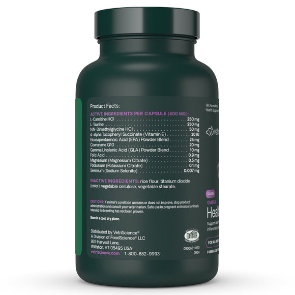 Omega Healthy Heart Capsules for Cats and Dogs