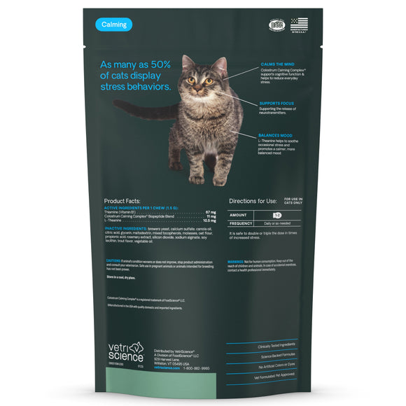 Calm & Confident chews for Cats Trout Flavor