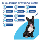 Zesty Paws Senior Advanced 11-1 Multifunction Bites Chicken Flavor Supplement For Dog (90 ct)