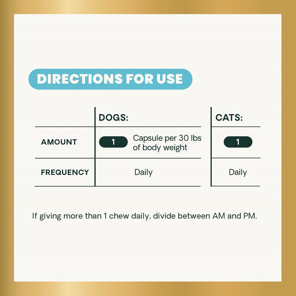 Omega Healthy Heart Capsules for Cats and Dogs