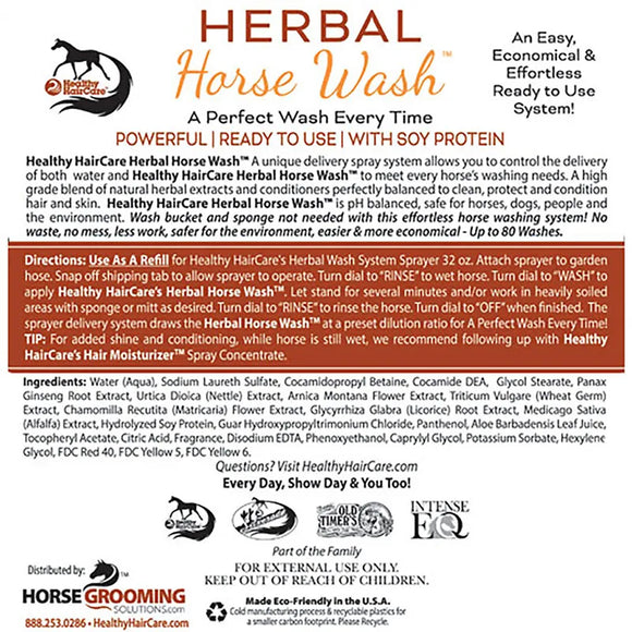 Healthy HairCare Herbal Horse Wash Horse Shampoo (32 oz)