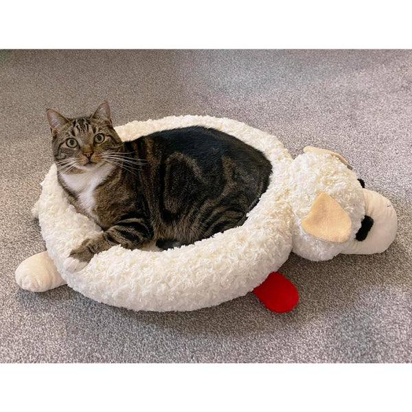 Multipet Lamb Chop Bolster Bed For Cats & Dogs