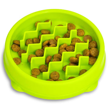 Catstages Kitty Slow Feeder-Green