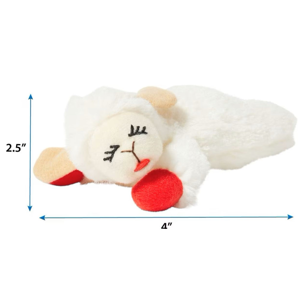 Multipet Lamb Chop Plush Toy with Catnip For Cats