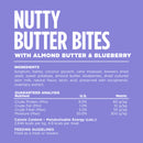 NutriSource Nutty Butter Bites with Almond Butter & Blueberry Soft & Chewy Dogs Treats (6 oz)