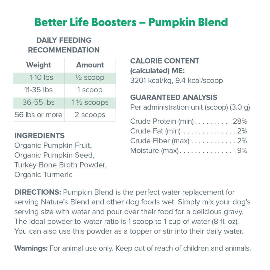 Dr. Marty Better Life Booster Pumpkin Blend  3.17 oz