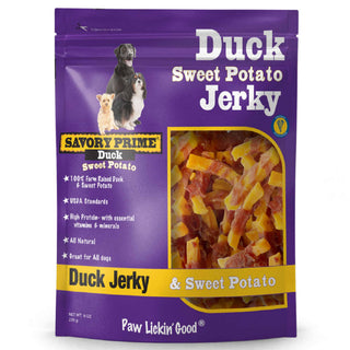 Savory Prime Sweet Potato & Duck Jerky Treats For Dogs