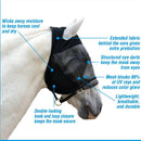 UltraShield Fly Mask Without Ears For Horses (Cob Size)