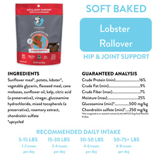 Shameless Pets Lobster Rollover Soft Baked Treats For Dogs (6 oz)