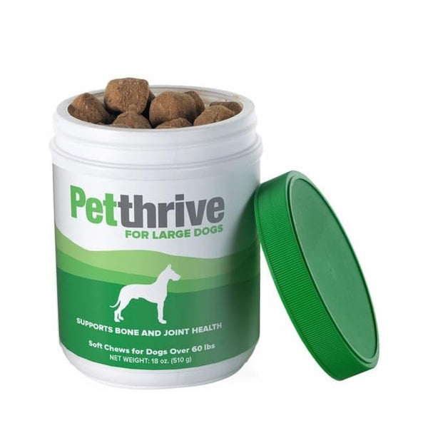 PetThrive Bone & Joint Support for Large Dogs over 60lbs (90 soft chews)