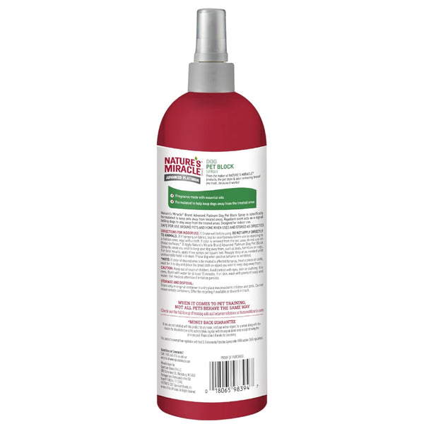 Nature's Miracle Advanced Platinum Dog Pet Block Spray (16 oz)