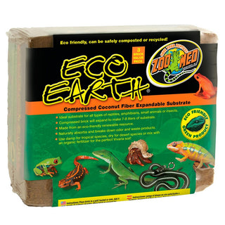 Zoo Med Eco Earth Compressed Coconut Fiber Expandable Substrate