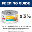 Hill's Science Diet Adult Urinary & Hairball Control Vegetables & Tuna Stew Recipe Wet Cat Food (2.9 oz x 24 cans)