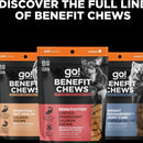 Go! Solutions Benefit Chews Skin + Coat Care Lamb Recipe Soft & Chewy Treats for Dogs (6 oz)