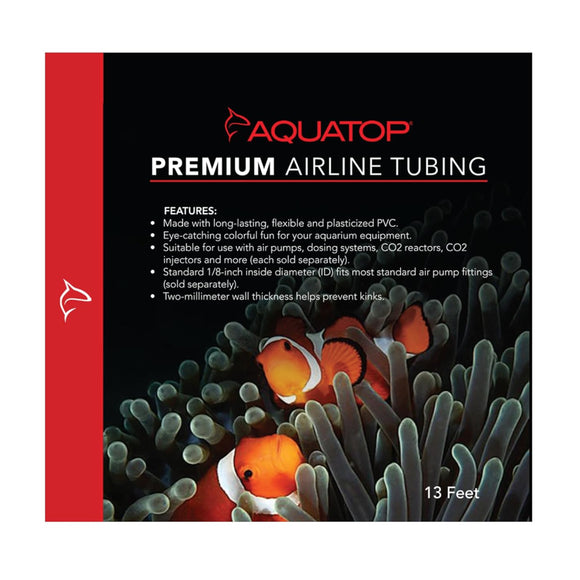 Aquatop Premium Airline Tubing 1/8" Inside Diameter -13ft *Multi Color Options