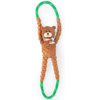 Zippy Paws Charity RopeTugz Bear Pull Toy For Dog (Large)