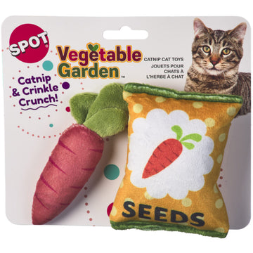 Spot Vegetable Garden Crinkly Catnip Cat Toys (2 pack)