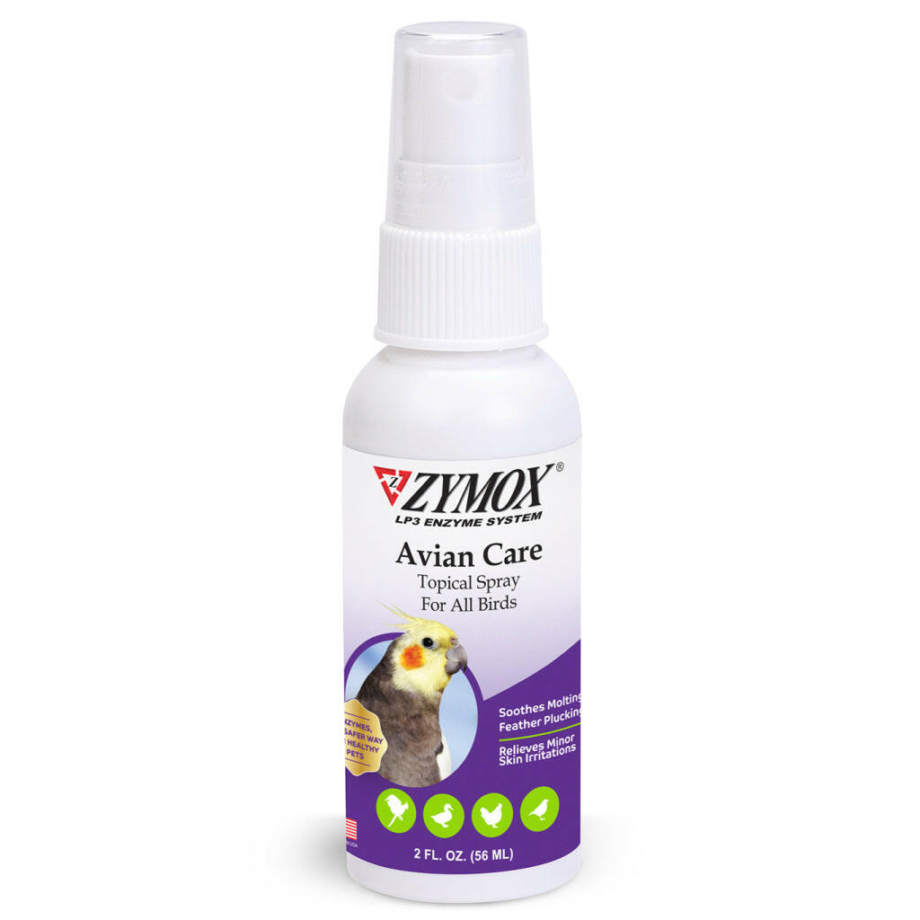 Zymox Avian Care Topical Spray w/o Hydrocortisone for Birds - Bottle (2 oz)