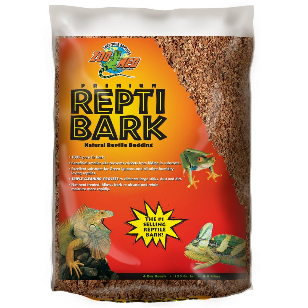 Zoo Med Premium ReptiBark Natural Fir Bedding Substrate For Reptiles