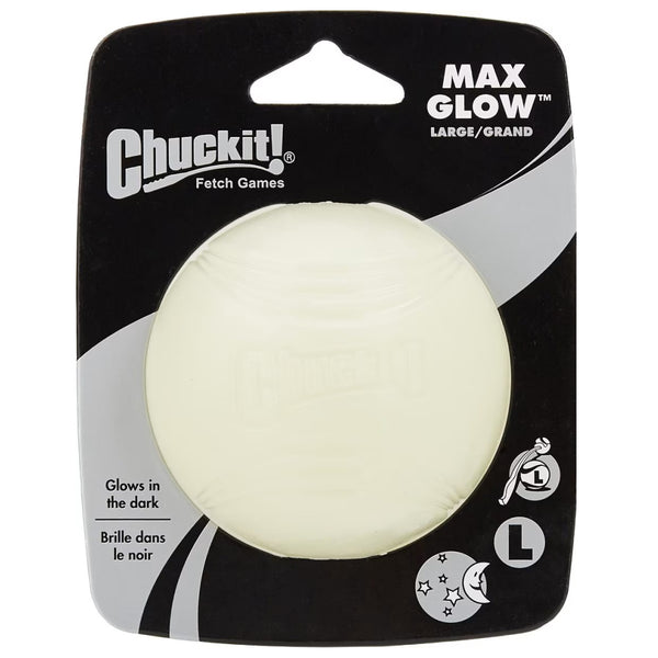 Chuckit! Max Glow Ball Toy For Dogs- Large