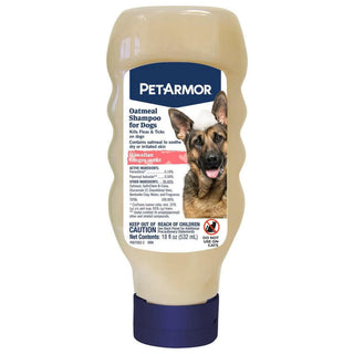 PetArmor Plus Flea & Tick Oatmeal Shampoo for Dogs (18 oz)