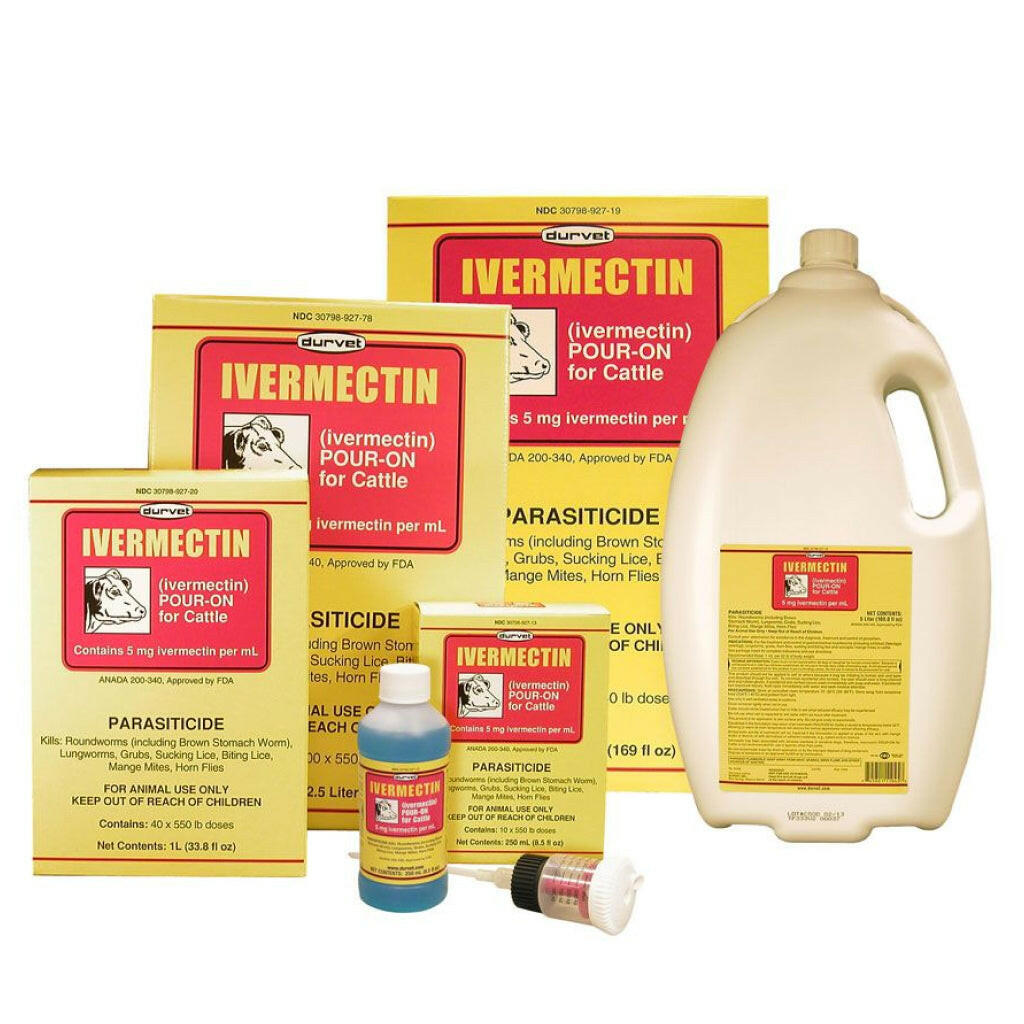 Durvet Ivermectin Pour-On for Cattle - 0