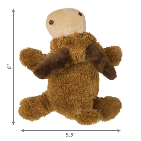 Kong Cozie Marvin Moose Squeaky Plush Toy For Dogs (Small Size)