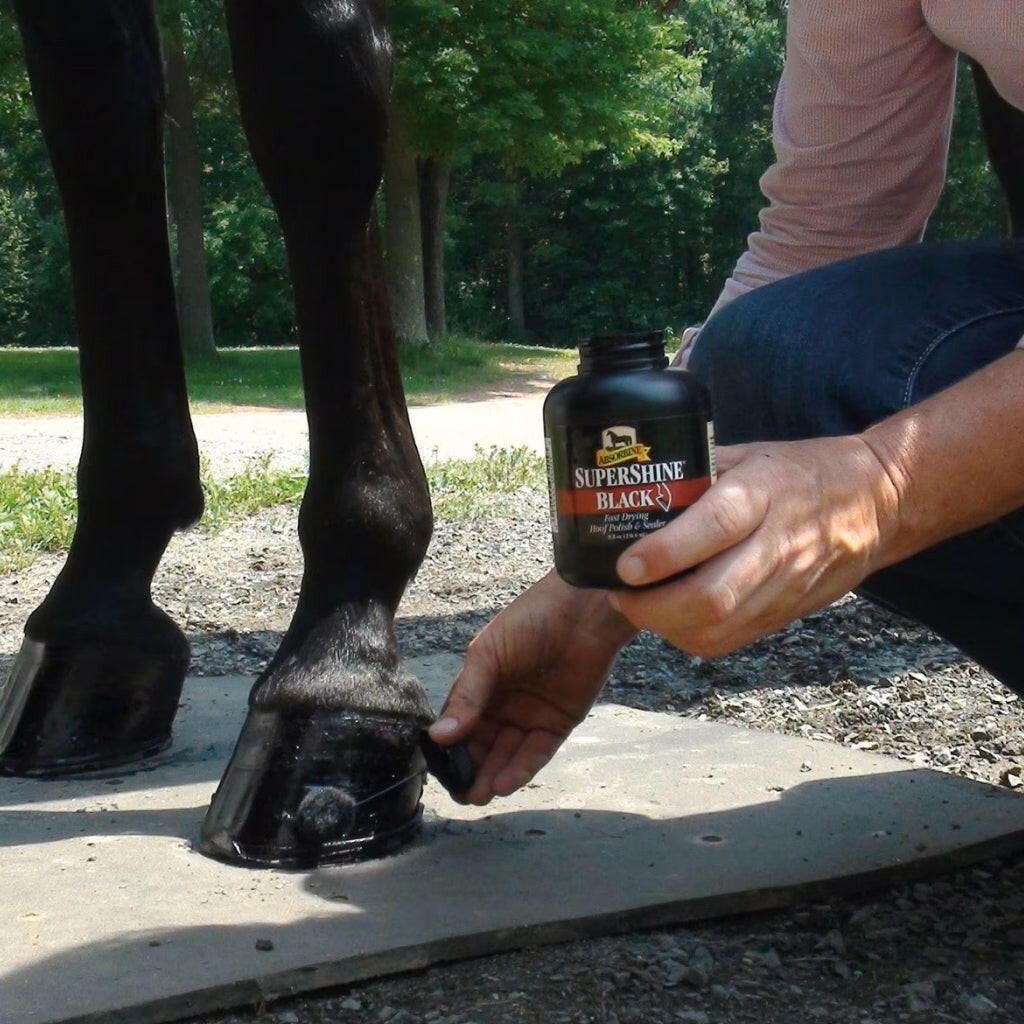 Supershine black comes in an 8 oz bottle