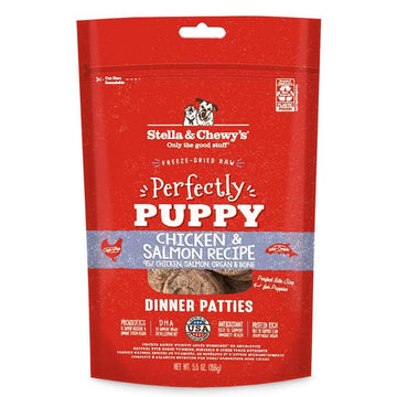 Stella & Chewy's Perfectly Puppy Chicken & Salmon Dinner Patties Freeze-Dried Raw Food (5.5 oz)