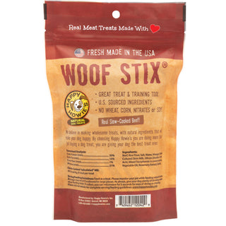 Happy Howies 6-inch Beef Woof Stix Bakers Treats For Dogs- Dozen (13 count)