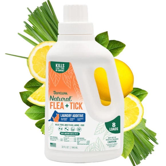TropiClean Natural Flea & Tick Laundry Additive (32 oz)