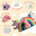 Snugarooz Hide & Seek Plush Rainbow 4 Toys For Dogs