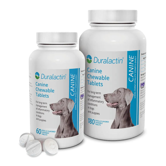 Duralactin® Canine Chewable Joint Health Supplement Tablets for Dogs
