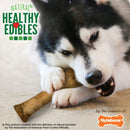 Nylabone Healthy Edibles WILD Natural Long Lasting Vension Flavor Dog Chew Treats- Large/Giant (1 ct)