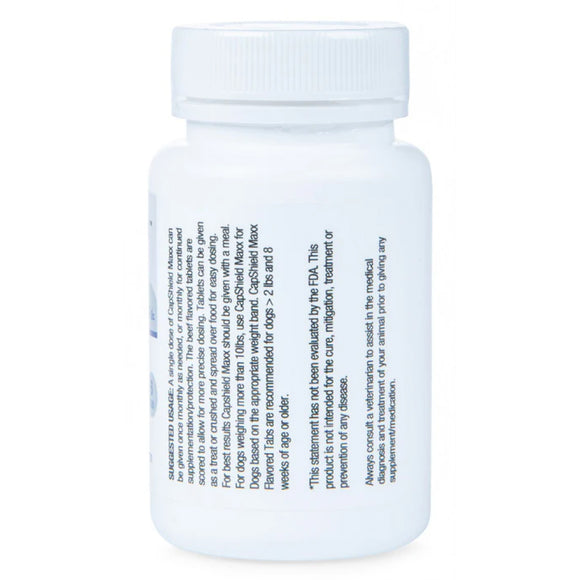 CapShield Maxx Flea Protection Supplement for Extra Small Dogs 2-10 lb (6 tablets)