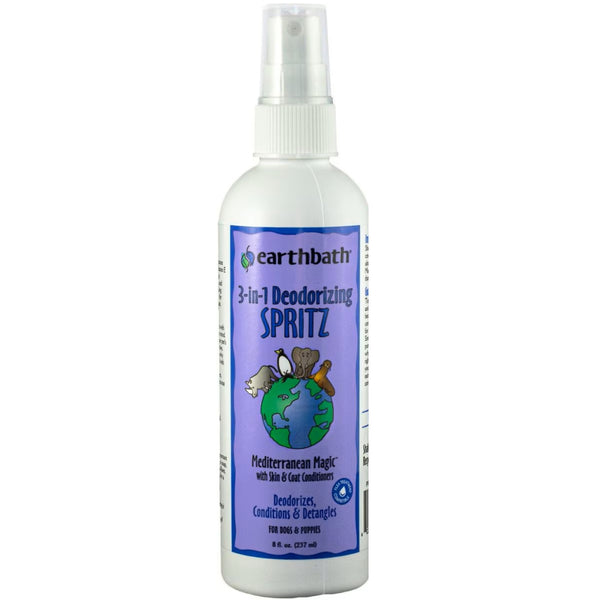 Earthbath 3-in-1 Deodorizing Mediterranean Magic Spritz for Dogs (8 oz)