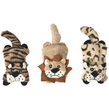 Spot Lil Spots Flat Cats Toy for Dogs 5" (Assorted Colors)