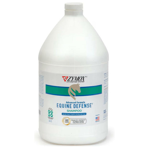 zymox equine defense shampoo is made with the zymox lp3 enzyme system