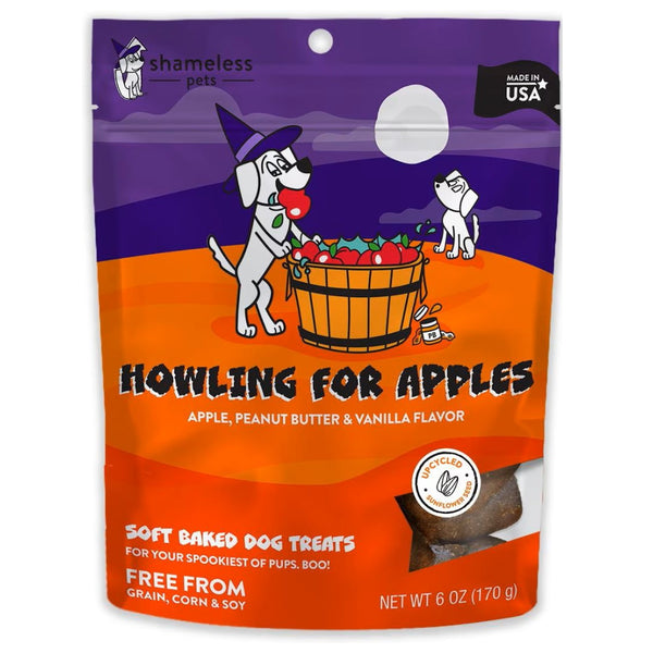 Shameless Pets Howling For Apples Soft Baked Treats For Dogs (6 oz)