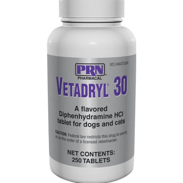 Vetadryl® Tablets for Dogs & Cats (250ct)