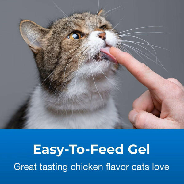 petag hairball solution gel is easy to feed