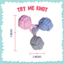 Snugarooz Try Me Knot Dog Rope Toy